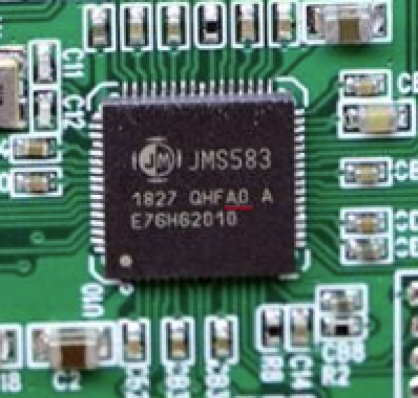 Jmicron JMS-583 NVMe/USB 3.1 Controller firmware 0.2.1.3 — драйвер для Windows 10 и 11