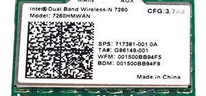 Intel(R) Dual Band Wireless-N 7260